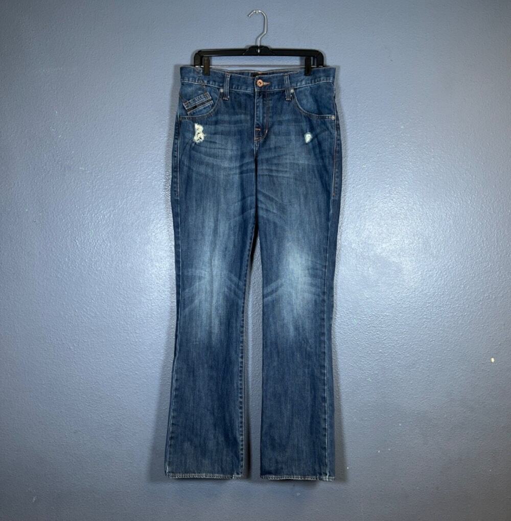 Rock & Republic 32/34 men’s blue denim jeans pants Y2K baggy vintage